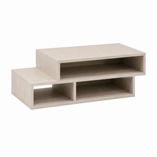 Couchtisch 2er-Set Eiche hell Spanplatte rechteckig 100 x 50 x 35 cm